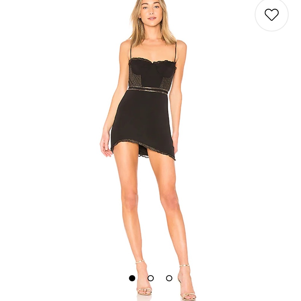 H:ours El Dorado Dress in Gold Glitter - size 0